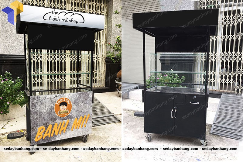 xe đẩy bán bánh mì sài gòn