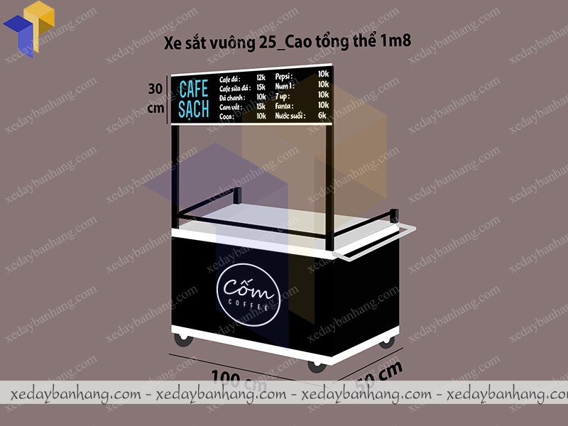 xe bán cafe dạo