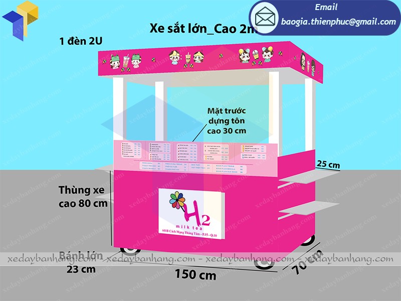 cần mua quầy bán trà sữa