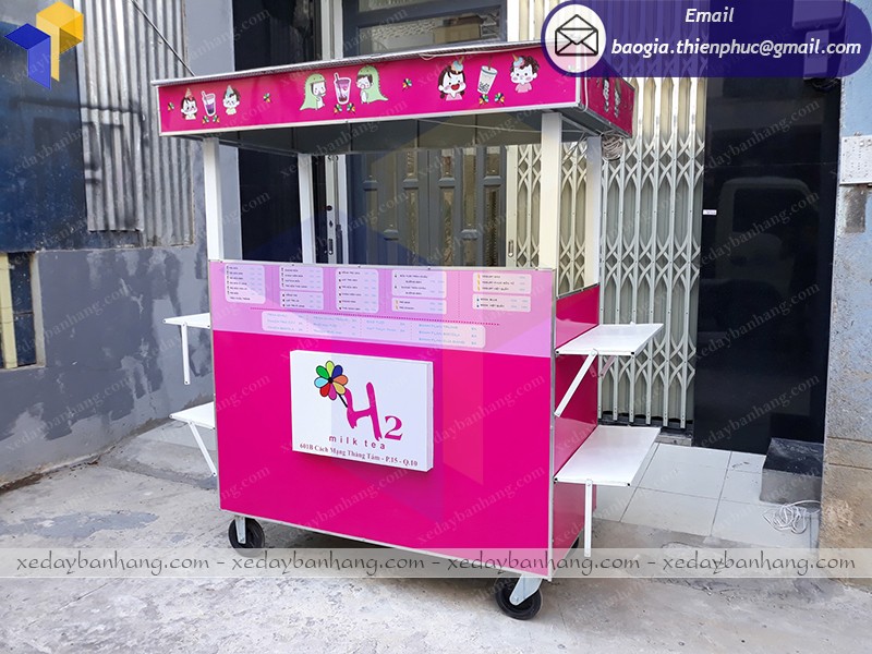 nhận đóng quầy bán trà sữa