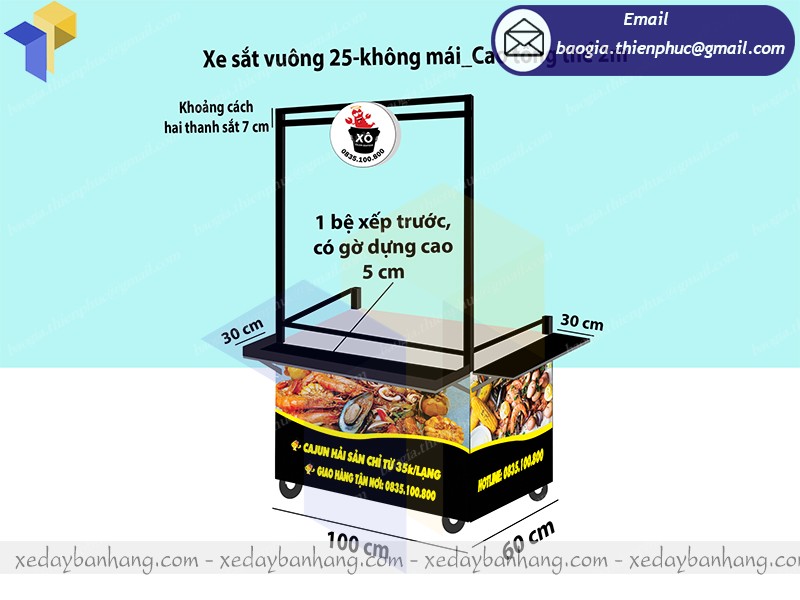 xe bán hải sản mua ở đâu