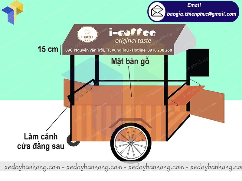 đóng xe bike coffee