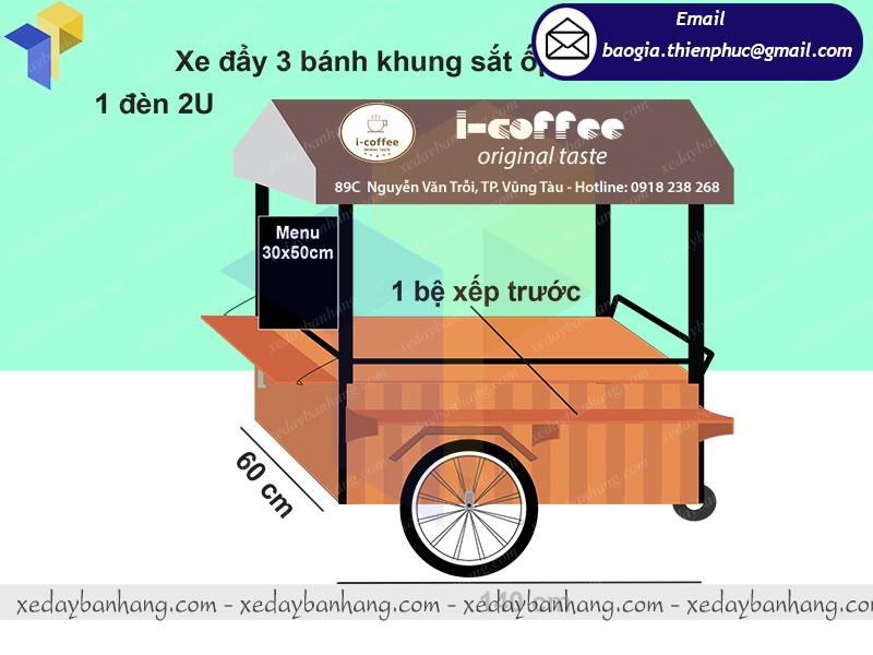 mua xe cafe bike coffee