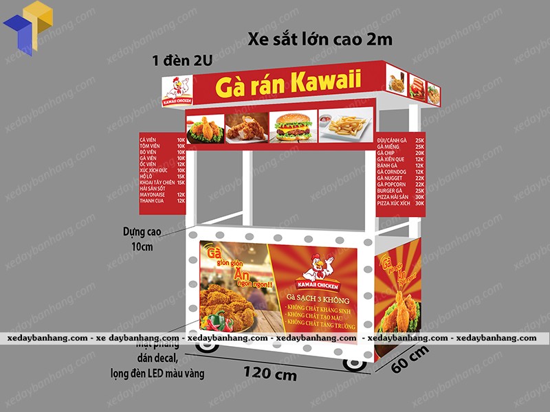 xe gà rán hcm
