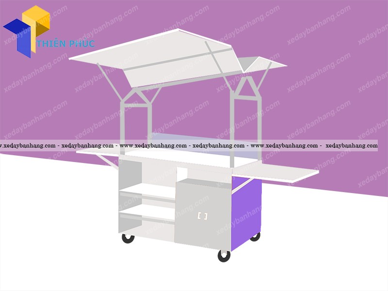 mua xe bán kem bằng inox