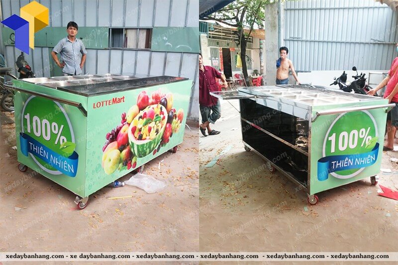 mẫu xe bán trái cây