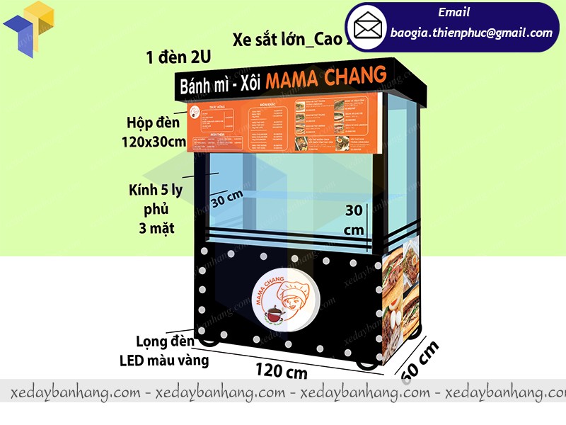 xe bán bánh mì
