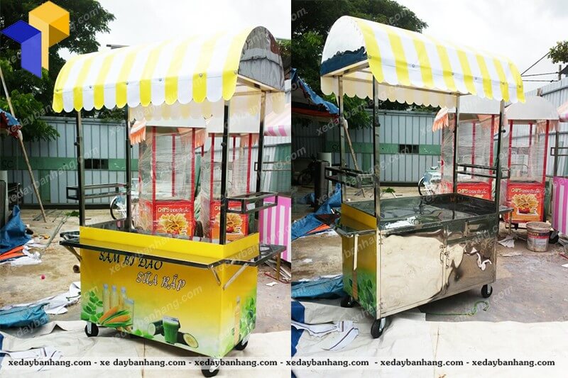 xe nước sâm bằng inox