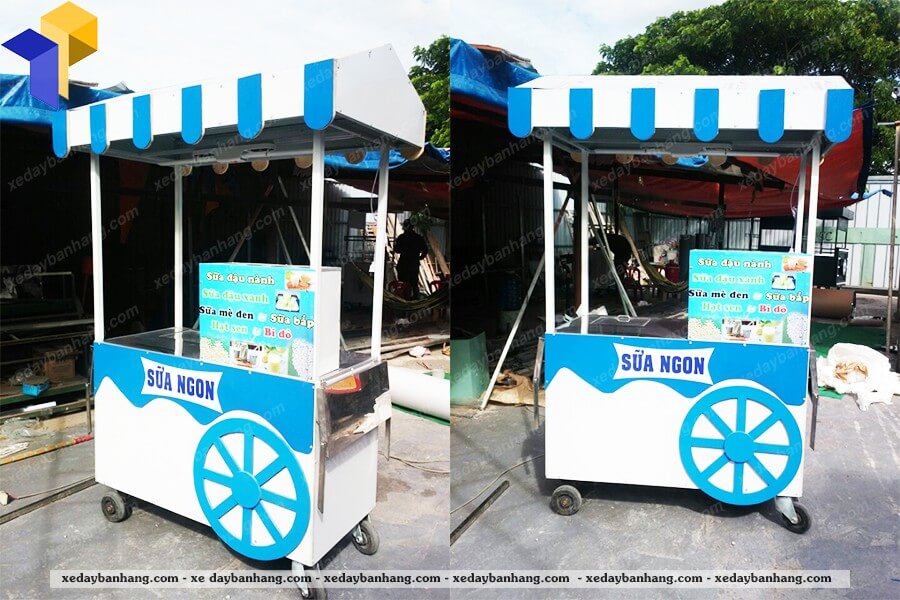 xe đẩy bán sữa