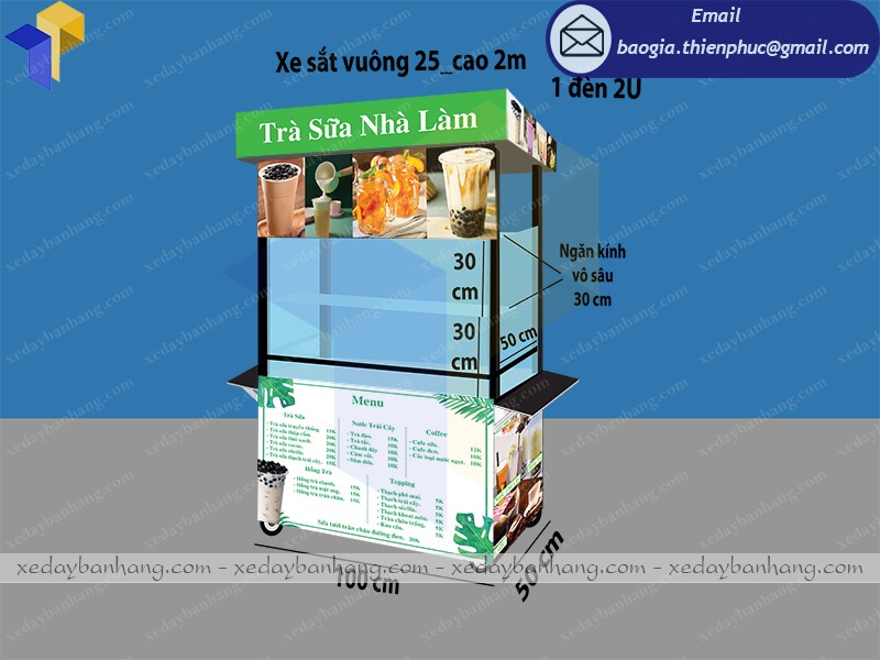 cung cấp xe trà sữa