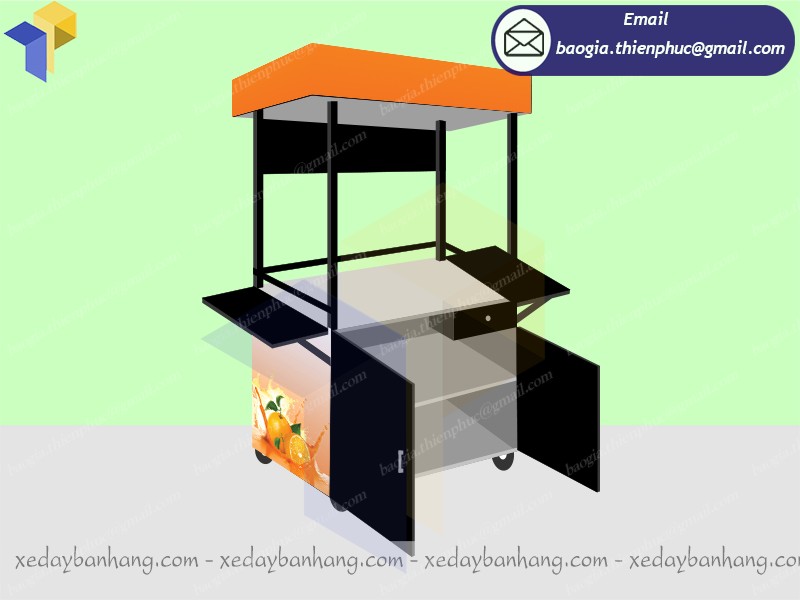 thiết kế xe nước cam
