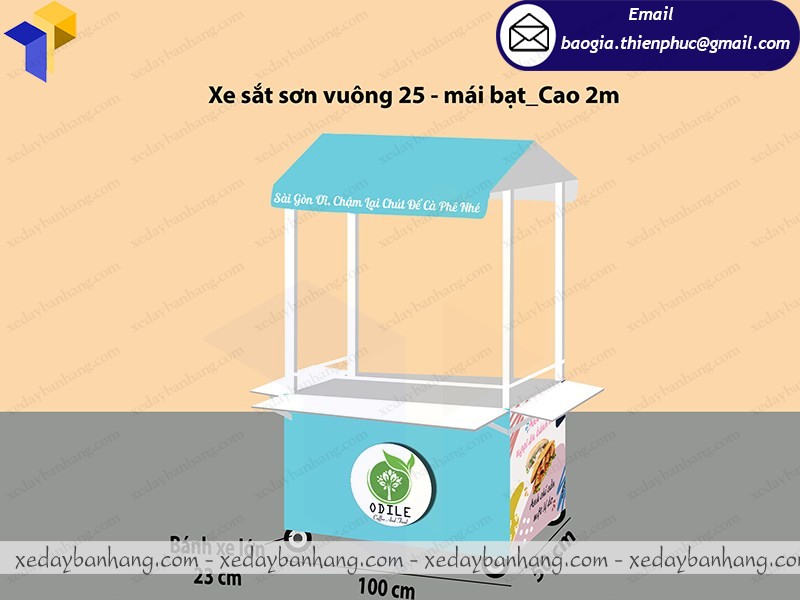hình thiết kế xe bánh mì odile