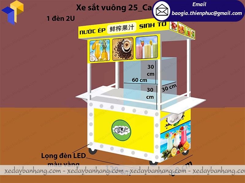 hình thiết kế xe bán sinh tố