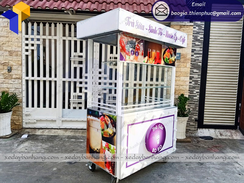 xe trà sữa nhà làm giá rẻ