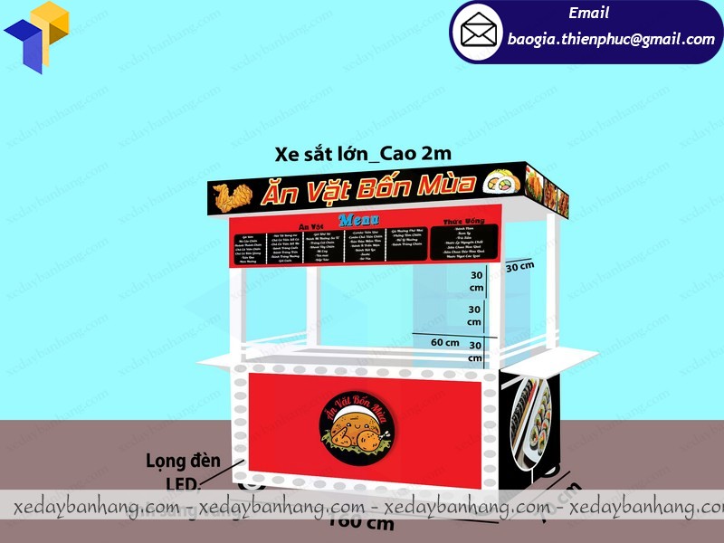 hình thiết kế xe bán thức ăn 