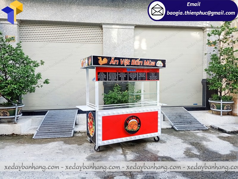 trang trí xe bán thức ăn