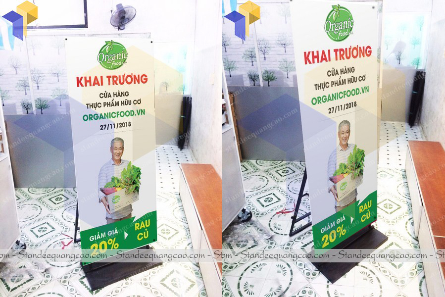 standee chịu gió giá rẻ