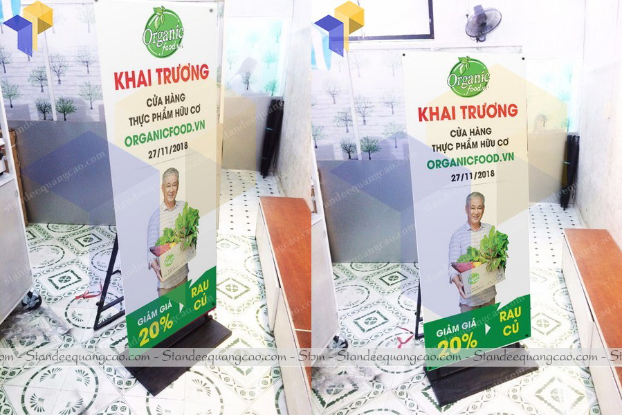 standee ngoài trời quảng cáo