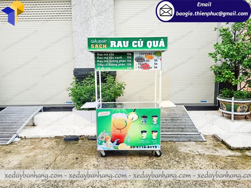 quầy bán nước ép