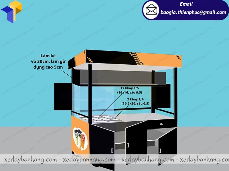 hình thiết kế quầy nước ép