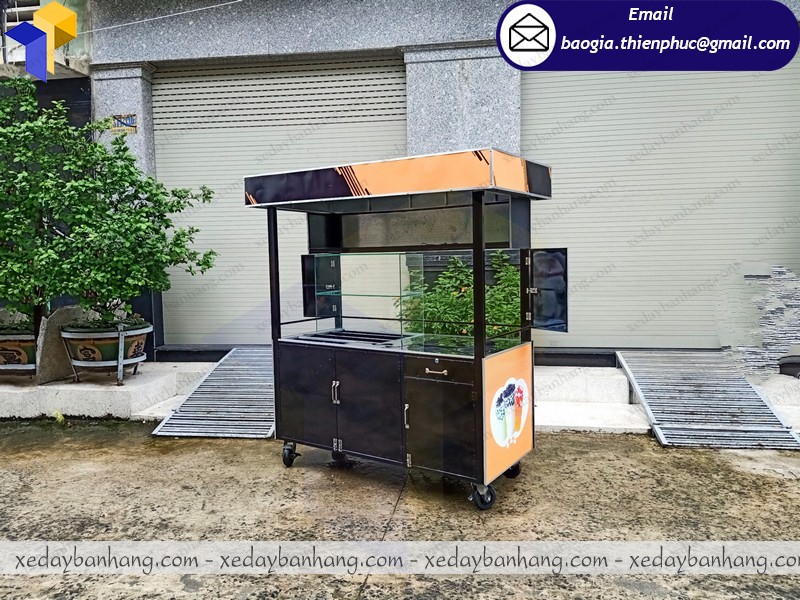 thi công xe bán nước ép