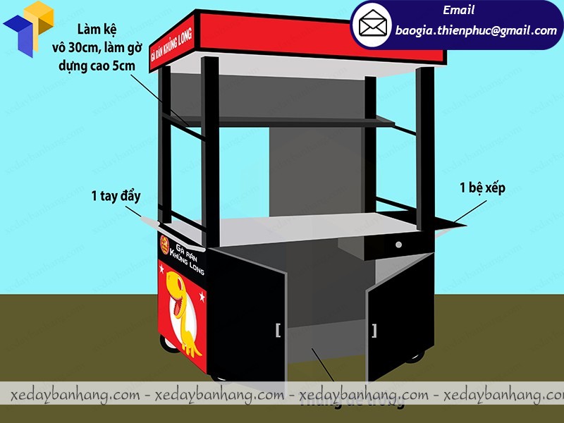 xe gà rán đẹp giá rẻ