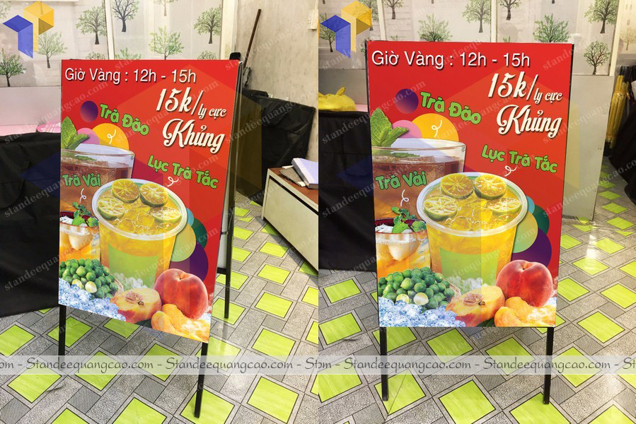 cung cấp standee chữ a giá rẻ 