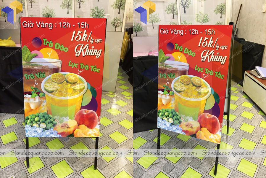 sản xuất standee giá rẻ