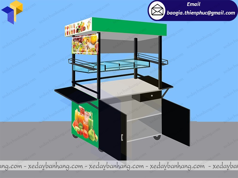 quầy bán sinh tố giá rẻ 