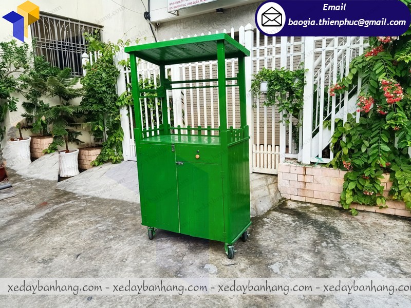 báo giá xe gỗ bán trà sữa 