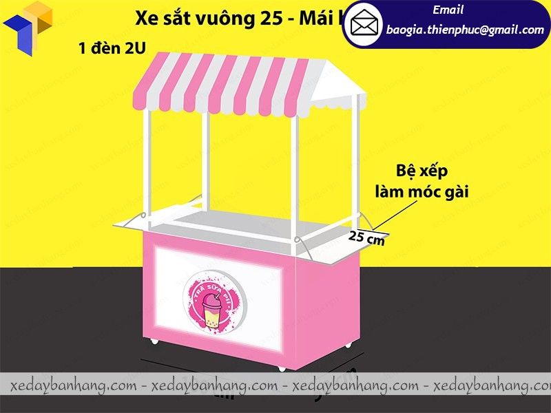 hình thiết kế xe trà sữa pii