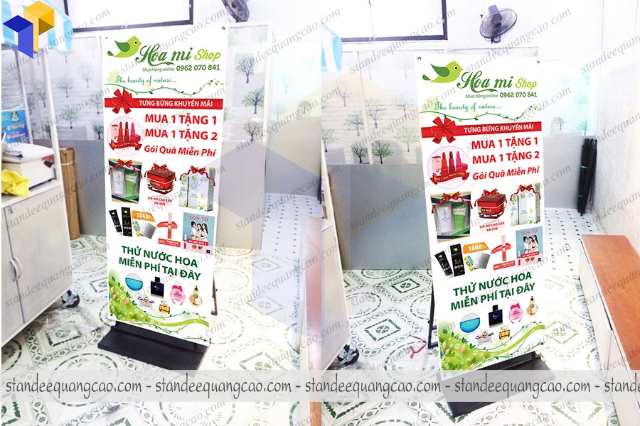 standee chân gió giá rẻ