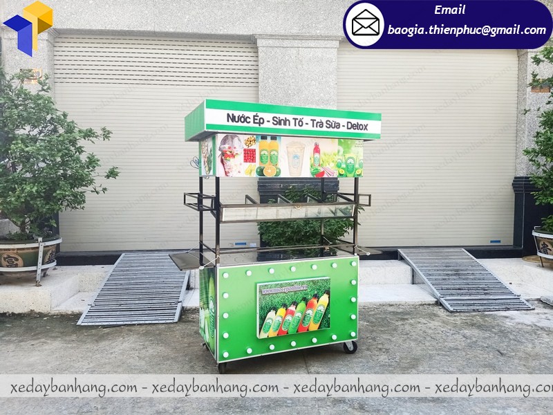 đóng xe bán nước ép 