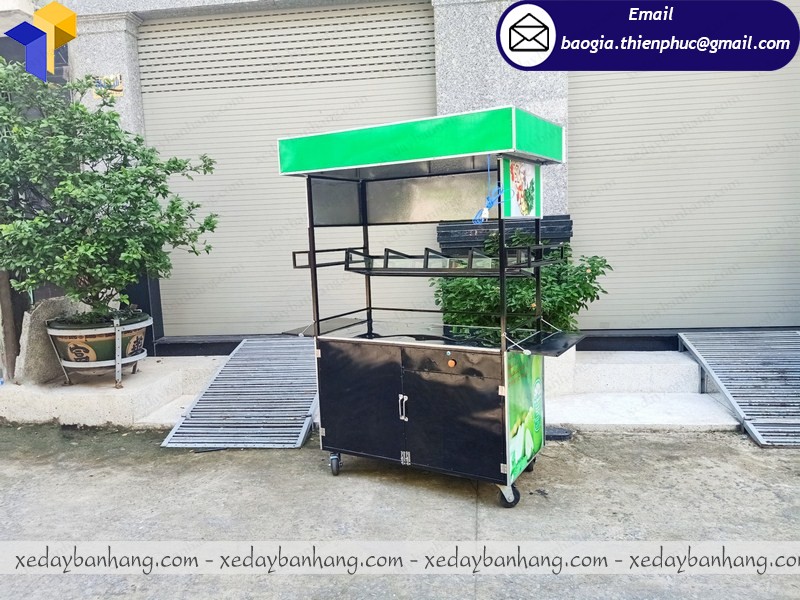 đóng xe bán nước ép đẹp giá rẻ 