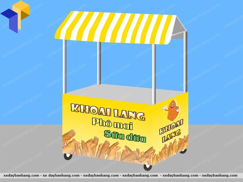 xe bán khoai lang giá rẻ