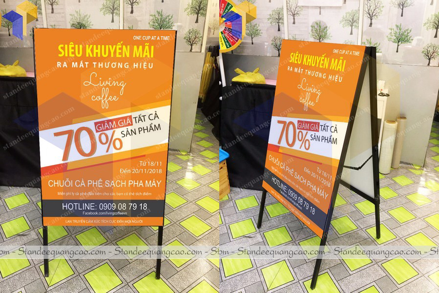 cung cấp các loại standee giá rẻ