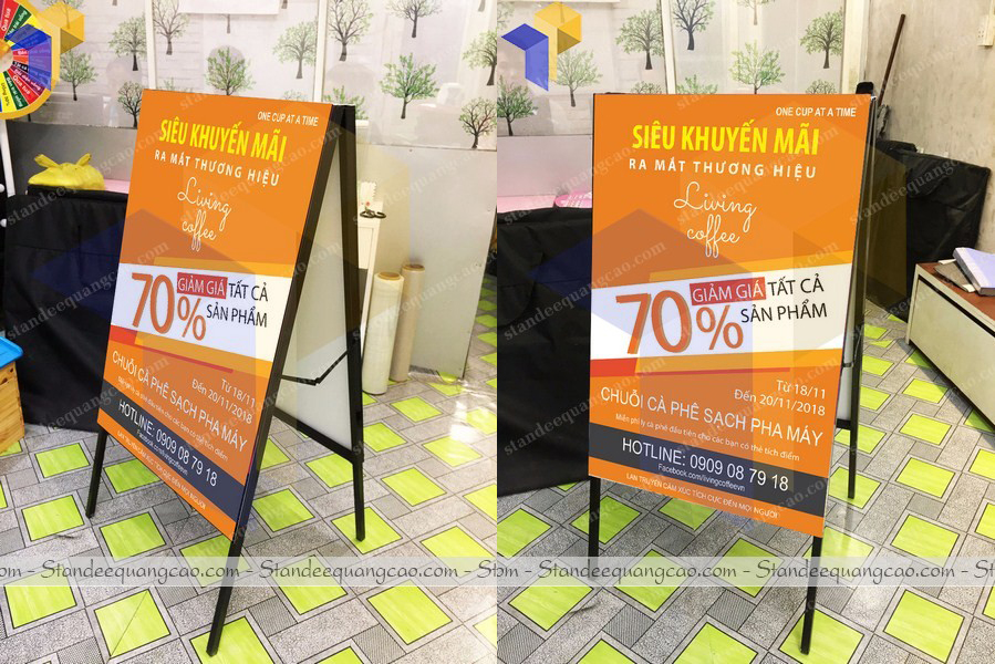 standee chữ a giá rẻ tại hcm 