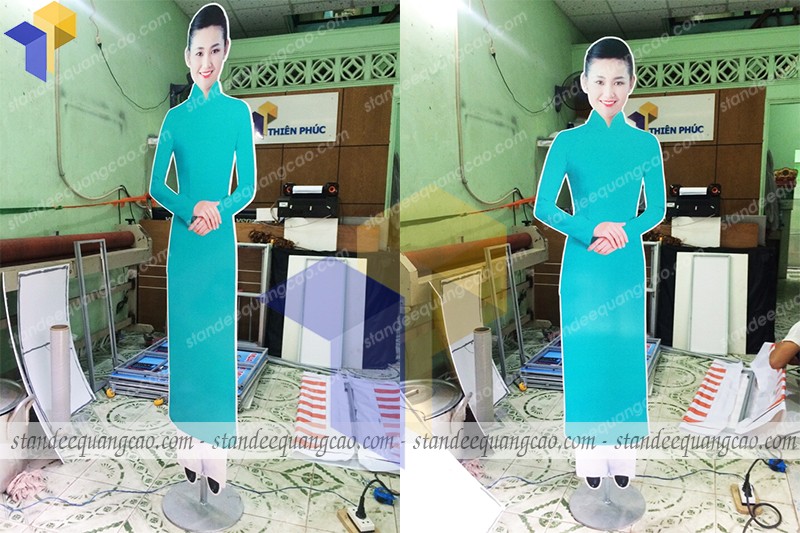standee hình người 