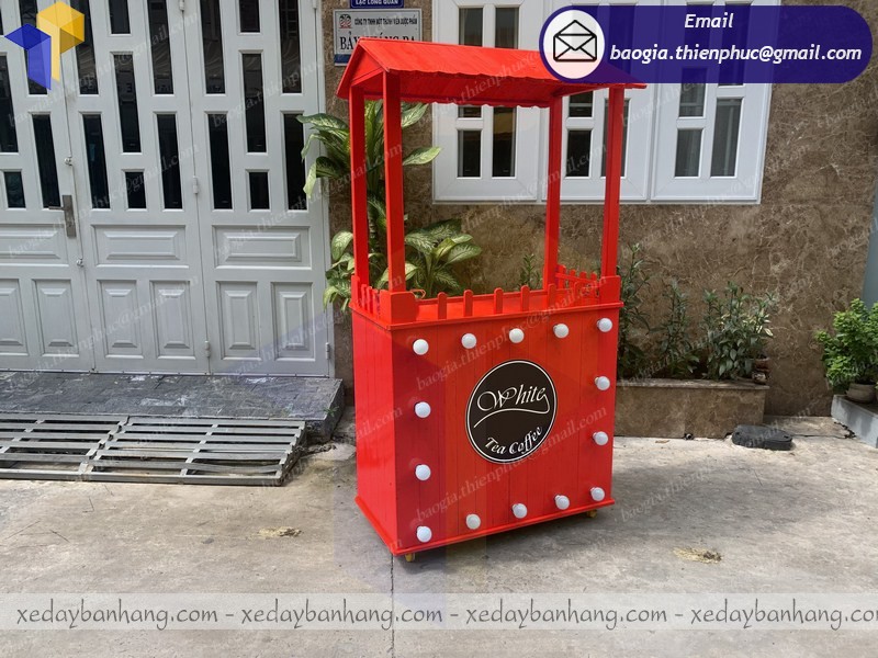 tủ gỗ bán cafe đẹp