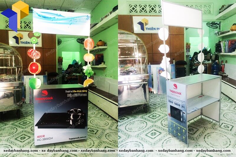 booth sampling lưu động