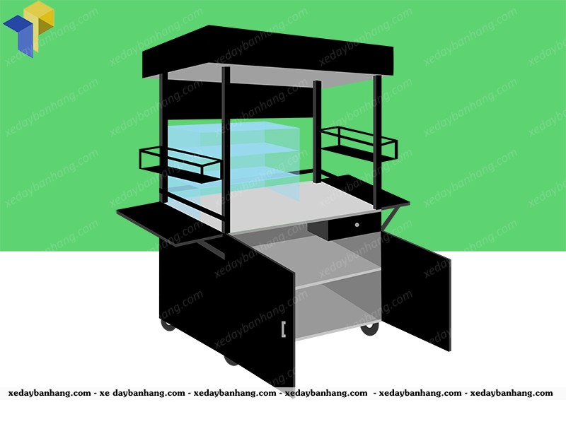 hình thiết kế xe cafe giá rẻ 