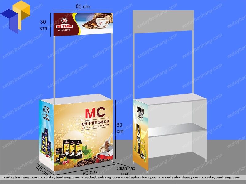 hình thiết kế xe cà phê mê trang