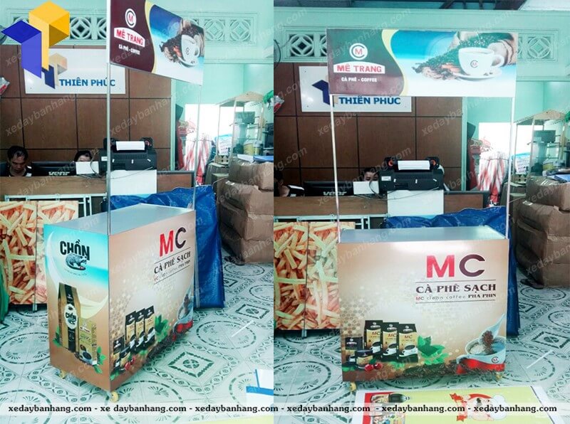 xe cà phê lưu động lắp ráp