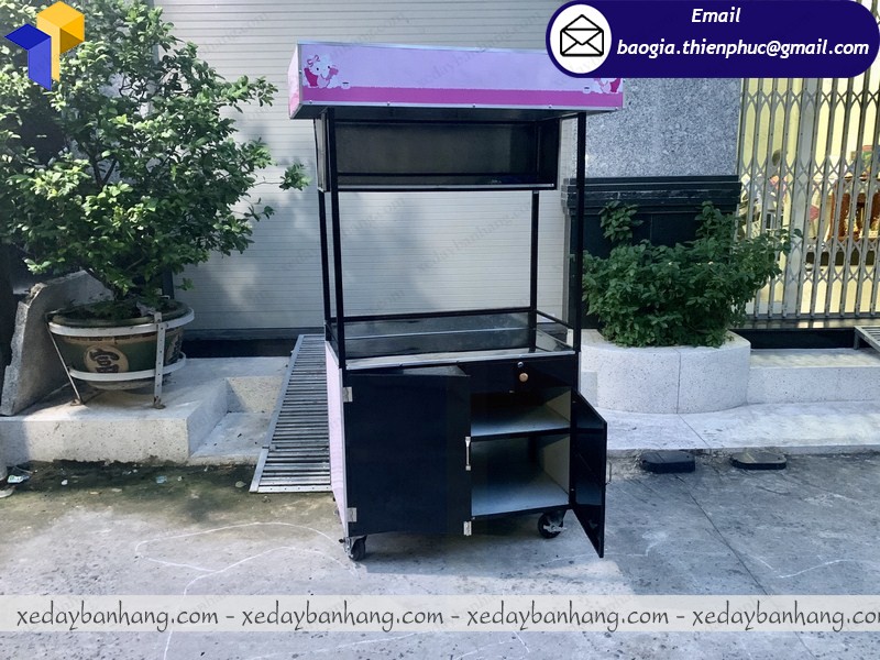 mẫu xe trà sữa đẹp kitty