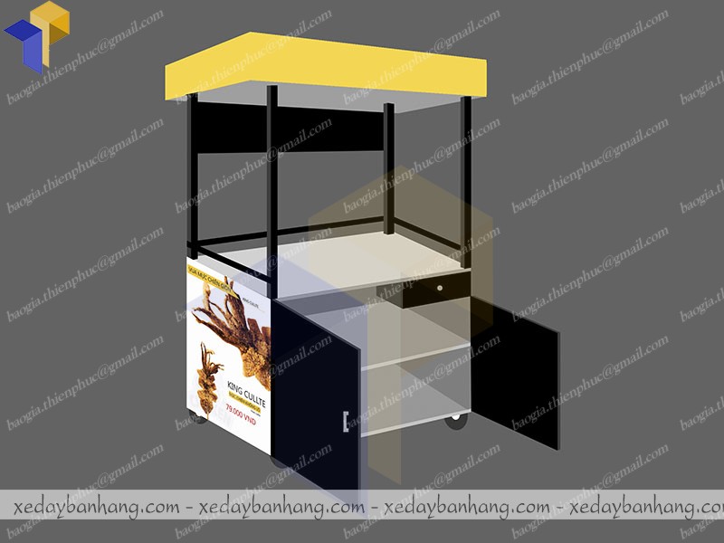 mẫu xe gà rán giá rẻ