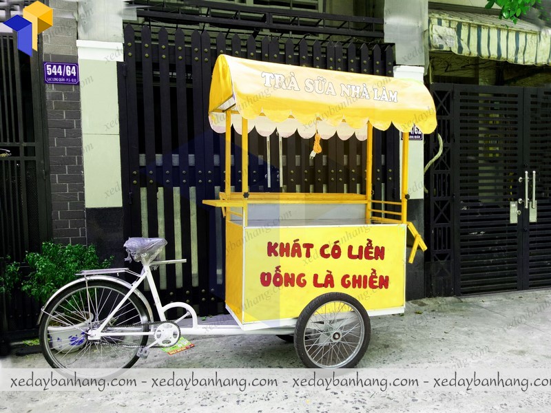 xe đạp bán hàng lưu động