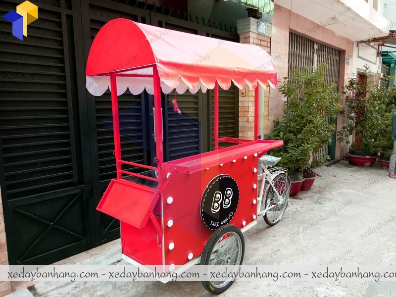 xe đạp bán hàng rong