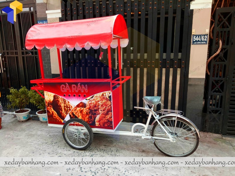 xe đạp bán gà rán tại hcm