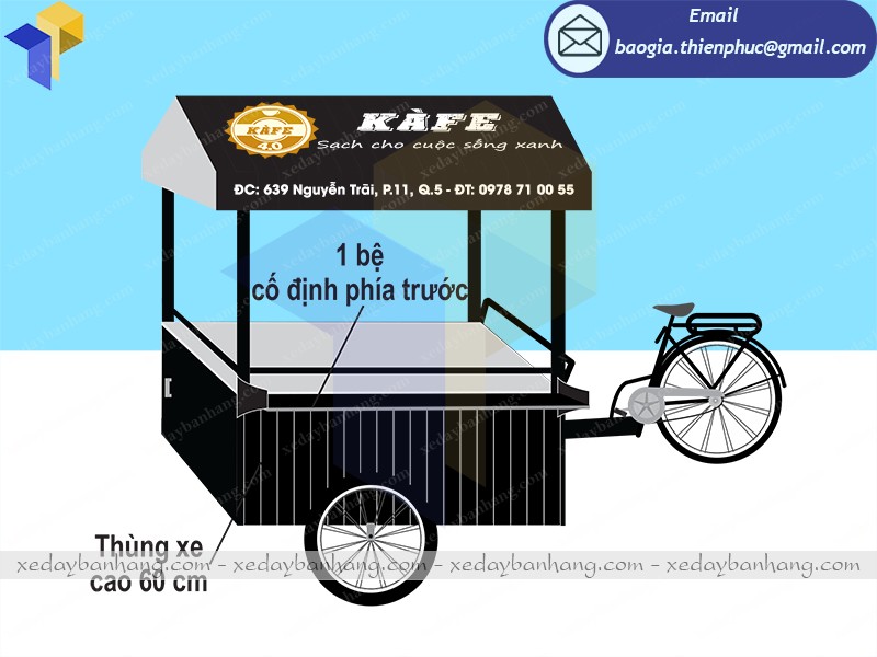 đóng xe coffee bike