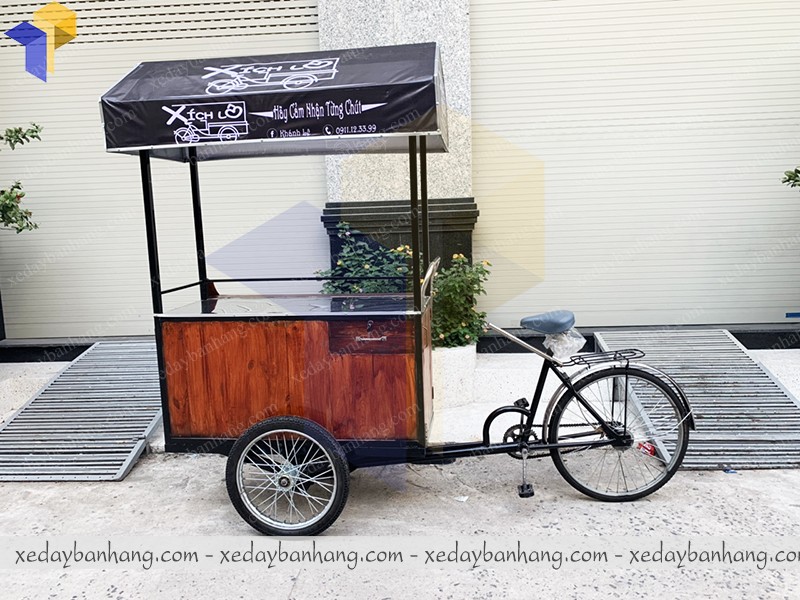 xe đạp bán hàng rong